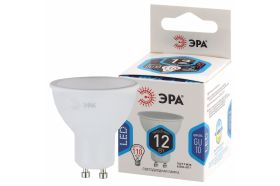 Cветодиодная лампа ЭРА LED MR16-12W-840-GU10 софиты, 12Вт, GU10 нейтральный Б0040890 (артикул 16134784) – фото 1