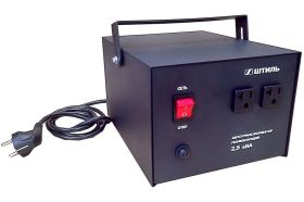 Автотрансформатор 2.5 кВА, в черном корпусе Штиль АТ 220/100-2,5-50 ч/к (артикул 15623937) – фото 1