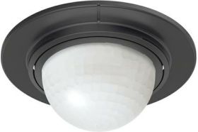 Потолочный датчик движения Steinel IS 360-1 DE IP 54 black инфракрасный, встраиваемый 32852 (артикул 16395508) – фото 1