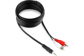 Аудио кабель Cablexpert джек3.5 / 2xRCA, 5 м, CCA-458-5M (артикул 16205224) – фото 1