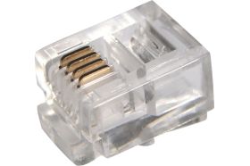 Телефонный джек 6P4C, 100шт PROCONNECT 05-1012-3 (артикул 15642109) – фото 1