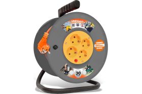 Удлинитель на катушке UNIVersal ВЕМ-250 термо ПВС 3*1 30м 9632903 1682 (артикул 16174776) – фото 1