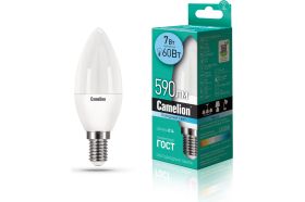 Светодиодная лампа 7Вт 220В Camelion LED7-C35/845/E14 12074 (артикул 15559021) – фото 1