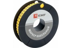 Кабельный маркер EKF 6,0 мм2, B, 350 шт, ЕС-3, PROxima SQ plc-KM-6-B (артикул 16042035) – фото 1