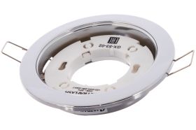 Металлический встраиваемый светильник Ultraflash хром GX-53-02 14056 (артикул 16122201) – фото 1
