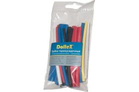 Термоусадочная трубка DolleX набор 20 шт., 3 - 10 мм, разноцветные TT-020 (артикул 15986542) – фото 1