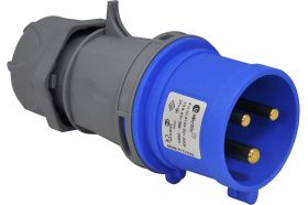 Кабельная переносная вилка TP Electric Зажимные контакты 16A, 250В, 2P+E, IP 44 3120-301-0900 (артикул 20711073) – фото 1