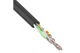 Кабель REXANT витая пара, UTP 2PR 24AWG, CAT5e, наружный, OUTDOOR, бухта 305м 01-0025 (артикул 16124854) – фото 1