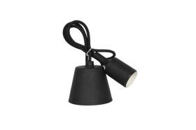 Патрон IN HOME Е27, силиконовый, со шнуром 1м, черный 4690612008691 (артикул 16479939) – фото 1