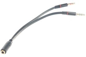 Аудио кабель Cablexpert CCAB-02-35F2M-0.2MB (артикул 16205228) – фото 1