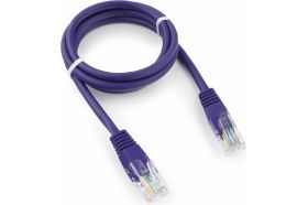 Патч-корд Cablexpert UTP PP12-1M/V кат.5e, 1м, литой, многожильный фиолетовый PP12-1M/V (артикул 15933213) – фото 1