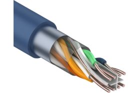Кабель PROconnect витая пара FTP 4PR 23AWG, CCA, CAT6, бухта 305 м 01-0147-3 (артикул 16181827) – фото 1