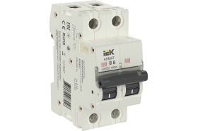 Автоматический выключатель IEK ARMAT M06N 2P B 6А AR-M06N-2-B006 (артикул 20720079) – фото 1