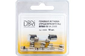 Плавкая вставка DORI ВПБ6-13 5А 250В 25 шт 40989 (артикул 21239410) – фото 1