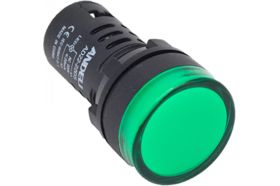 Лампа ANDELI AD16-22DS, LED, матрица, d22мм, зеленый, 24В, AC/DC ADL10-139 (артикул 17373222) – фото 1