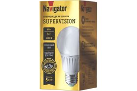 Лампа Navigator NLL-A60-9-230-4K-E27-FR-SV 80549 (артикул 20681403) – фото 1