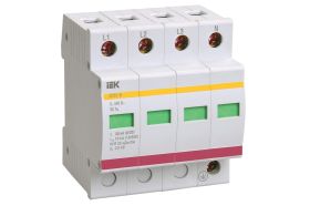 Разрядник IEK ОПС1-B, 4P, ИЭК, MOP20-4-B (артикул 15162930) – фото 1