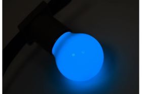 Лампа Neon-Night шар e27 3 LED диаметр 45 синяя 405-113 (артикул 15789591) – фото 1