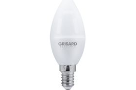 Светодиодная лампа Grisard Electric свеча C35 Е14 7Вт 3000К 220В GRE-002-0045(1) (артикул 22248489) – фото 1