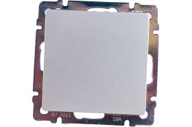Выключатель WERKEL W1110006 одноклавишный серебряный a051498 (артикул 15777391) – фото 1