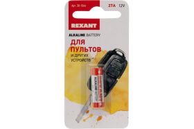 Батарейка REXANT 27A 12V 30-1044 (артикул 20899929) – фото 1