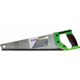 Ножовка по сырой древесине Runex Green 500мм прямой крупный зуб 577442 (артикул 15548884) – фото 1
