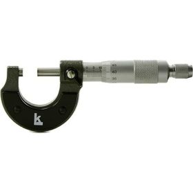 Микрометр гладкий МК 0-25 0.01 1 кл. точности КАЛИБРОН 121875 (артикул 15607232) – фото 1