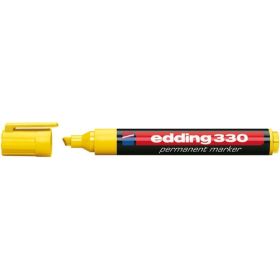 Перманентный маркер, желтый, клиновидный наконечник 1.5-3мм Edding E-330-5 (артикул 15563859) – фото 1
