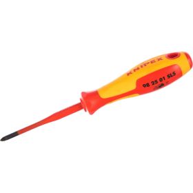 Тонкая отвертка KNIPEX PlusMinus Pozidriv KN-982501SLS (артикул 15914045) – фото 1