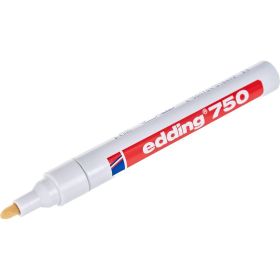Лаковый маркер, белый, круглый наконечник 2-4мм Edding E-750-49 (артикул 15563324) – фото 3