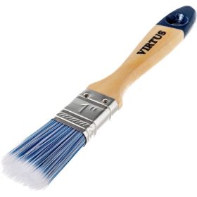 Малярная плоская кисть VIRTUS Standard искусственная щетина, 25 мм 001006025 (артикул 16160848) – фото 7