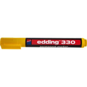 Перманентный маркер, желтый, клиновидный наконечник 1.5-3мм Edding E-330-5 (артикул 15563859) – фото 3