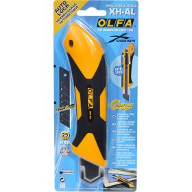 Нож Olfa Autolock с выдвижным лезвием двухкомпонентный корпус 25 мм OL-XH-AL (артикул 15277178) – фото 3