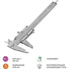 Штангенциркуль МЕГЕОН 80125 к0000022229 (артикул 16099931) – фото 3