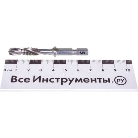 Комбинированный метчик: метчик+сверло+зенкер M8x1.25мм HSS RUKO 270018 (артикул 15564868) – фото 2