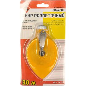 Разметочный шнур (металлический корпус, 30 м) Энкор 10121 (артикул 15698390) – фото 2