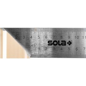 Столярный угольник (алюминий, 300х145 мм) SOLA SRB 300 56012201 (артикул 15735310) – фото 5