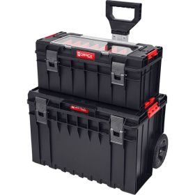 Ящик для инструментов на колесах с телескопической ручкой 59х44х77см QBRICK SYSTEM CART PRO 146158 (артикул 15919703) – фото 4