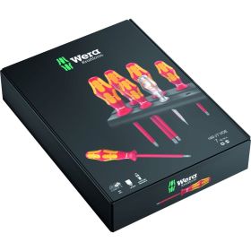 Набор диэлектрических отверток 1000 V 160I/7 SATZ 7TLG. WERA WE-006147 (артикул 14979219) – фото 3