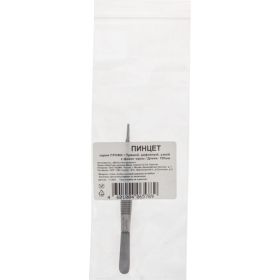 Пинцет (прямой, узкий, фиксатор, рифленый) 100 мм REXANT ПРОФИ 12-0340 (артикул 15728489) – фото 7