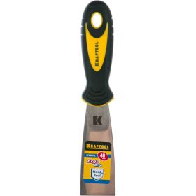 Шпательная лопатка Kraftool с двухкомпонентной ручкой нержавеющее полотно 40 мм 10035-040 (артикул 13671811) – фото 1