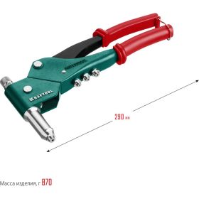 Поворотный заклепочник Kraftool "Combo3-M6" в кейсе резьбовые М3-М6, вытяжные 2.4-4. мм, штифты М4-М6 из алюминия, стали, нерж стали 31178_z01 (артикул 16009009) – фото 13