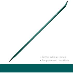 Монтировка-лом Kraftool 900 мм, 19 мм, шестигранная, 21807-90_z01 (артикул 16129365) – фото 3