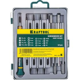 Набор отверток для точных работ KRAFTOOL 25611-H12 (артикул 13934543) – фото 2