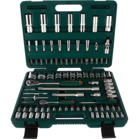 Набор торцевых головок 1/4"DR 4-14 мм и 1/2"DR 10-32 мм, 94 предмета, Jonnesway S04H52494S (артикул 13938538) – фото 4