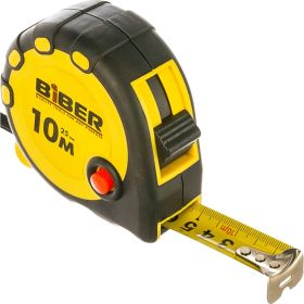 Рулетка (обрезиненный корпус, 10 м х 25 мм) Biber STANDART 40095 тов-173014 (артикул 15738326) – фото 5