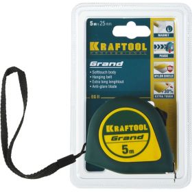 Рулетка KRAFTOOL GRAND 5м/25мм 34022-05-25 (артикул 15890049) – фото 5