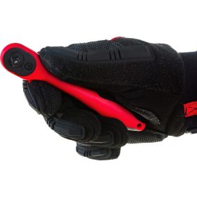 Рукоятка с храповым механизмом INTERTOOL на 72 зуба 1/4, Cr-v., Professional HT-2111 (артикул 16271123) – фото 5