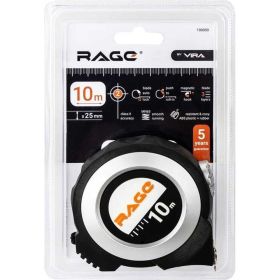 Измерительная рулетка Vira RAGE 10 м с магнитным зацепом 100050 (артикул 15986967) – фото 3