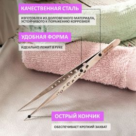 Пинцет (прямой, узкий) 140мм REXANT Airy 12-0380 (артикул 15728487) – фото 11